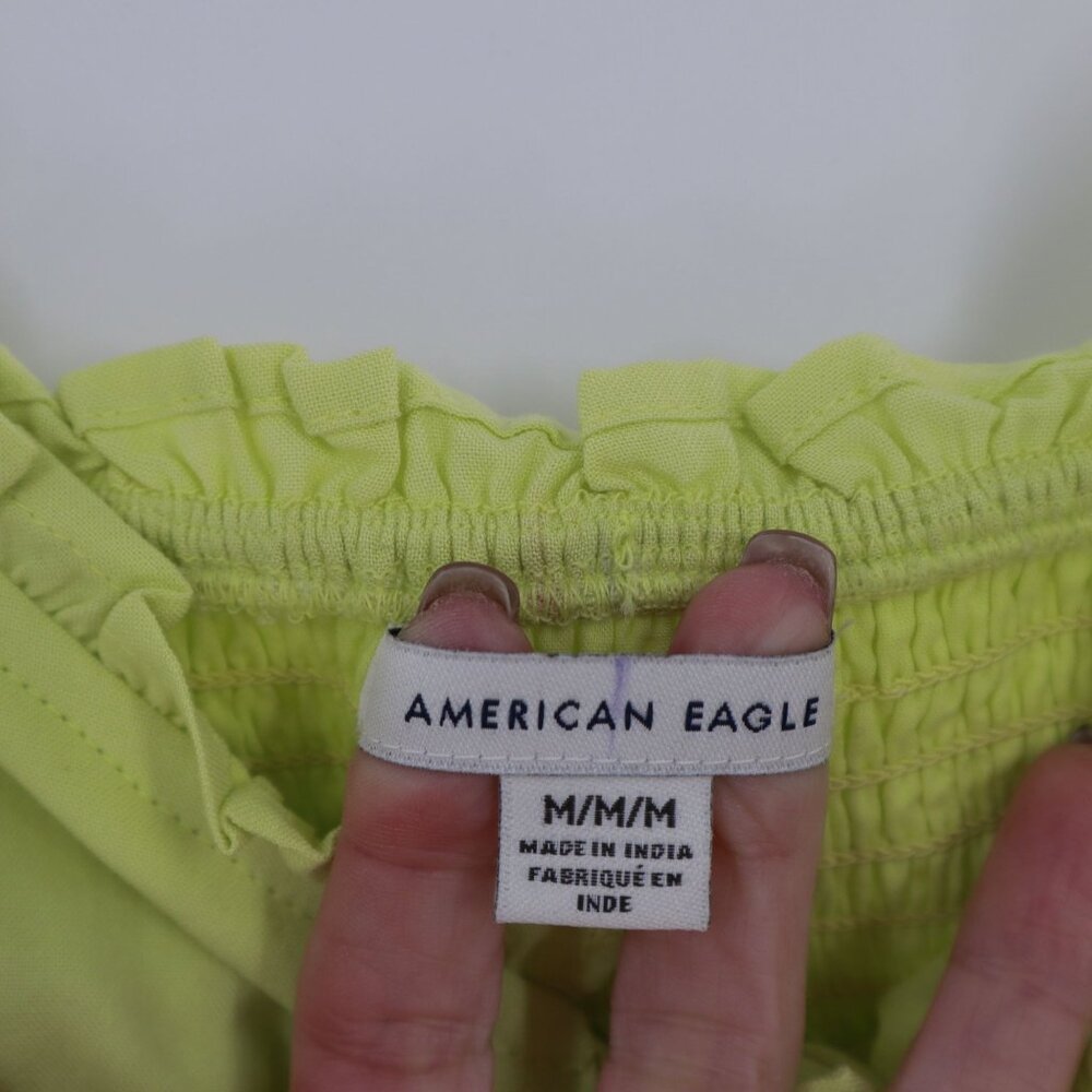 American Eagle Tank Top Womens M Green Beach Resort Cruise Summer‎ NWOT - Picture 2 of 10